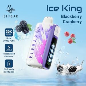 E-papierosy ELFBAR Ice King 30000 Blackberry Cranberry