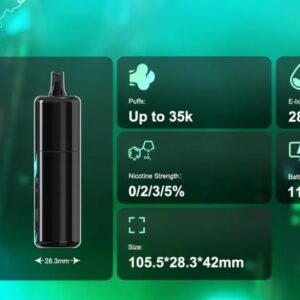 E-papierosy MerryMi Mecha PRO 35000 Sour Lemon Mojito