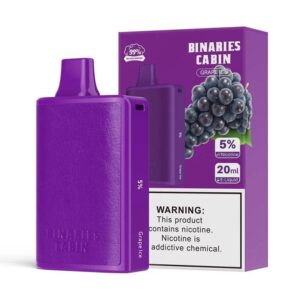 HorizonTech Vape Jednorazowy e-papieros 10000 Buchów o smaku Grape Ice 20 ml