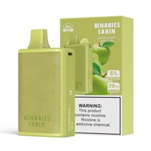 HorizonTech Vape Jednorazowy e-papieros 10000 Buchów o smaku Green Grape Apple Ice 20 ml