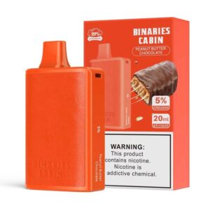 HorizonTech Vape Jednorazowy e-papieros 10000 Buchów o smaku Peanut Butter Chocolate 20 ml