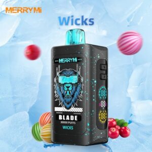 Merry Mi Blade Jednorazowy e-papieros 30000 Buchów o smaku Wicks