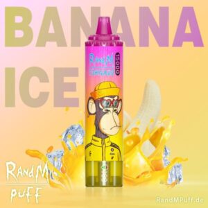 RandM Tornado Jednorazowy e-papieros 15000 Buchów BANANA ICE 25 ml