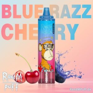 RandM Tornado Jednorazowy e-papieros 15000 Buchów o smaku BLUE RAZZ CHERRY 25 ml