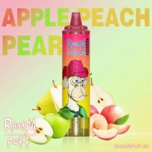 RandM Tornado Jednorazowy e-papieros 15000 Buchów o smaku APPLE PEACH PEAR 25 ml