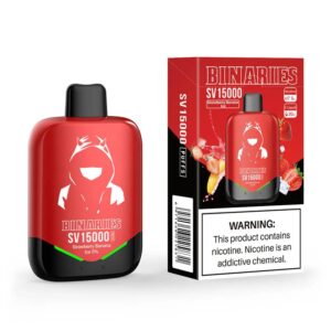 HorizonTech Binaries SV15000 Jednorazowy e-papieros 15000 Buchów o smaku Strawberry Banana Ice 20 ml
