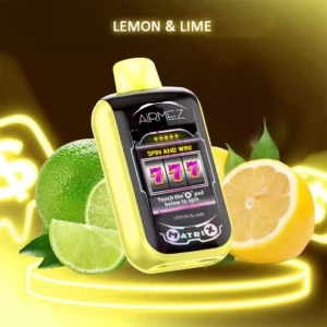 AiRMEZ Matrix PRO Jednorazowy e-papieros 30000 Buchów o smaku Lemon Lime