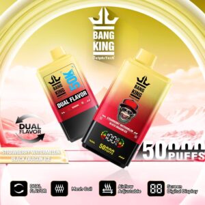 Bang King Jednorazowy e-papieros 50000 Buchów o smaku STRAWBERRY WATERMELON/BLACK DRAGON ICE