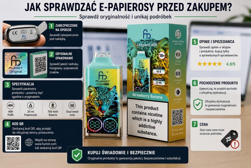 co sprawdzić przed zakupem e-papierosa jednorazowego przez internet?