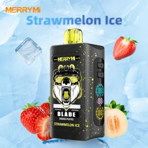 Merry Mi Blade Jednorazowy e-papieros 30000 Buchów o smaku Strawmelon Ice