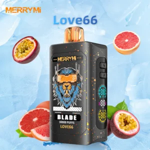 Merry Mi Blade Jednorazowy e-papieros 30000 Buchów o smaku Love66