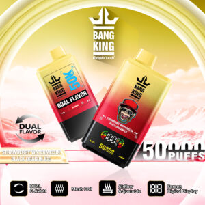 Bang King 50000 E Papieros Jednorazowy o smaku Strawberry Watermelon / Black Dragon Ice