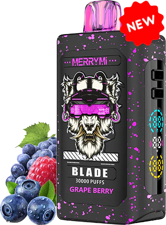 Merry Mi Blade Jednorazowy e-papieros 30000 Buchów o smaku Grape berry