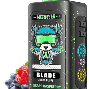 Merry Mi Blade Jednorazowy e-papieros 30000 Buchów o smaku Grape Raspberry