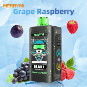 Merry Mi Blade Jednorazowy e-papieros 30000 Buch贸w o smaku Grape Raspberry