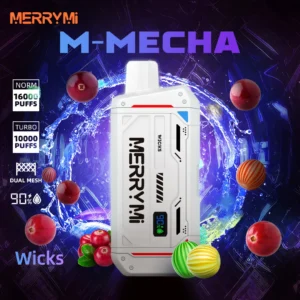 Merry Mi M-Mecha Jednorazowy e-papieros 16000 Buchów o smaku Wicks