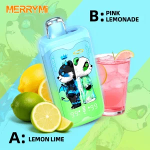 E-papierosy MerryMi Panda Twins 40000 Grape Berry/Lemon Berry