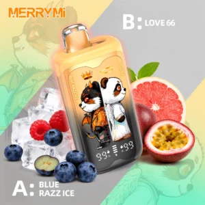 E-papierosy MerryMi Panda Twins 40000 Blue Razz Ice/Love 66