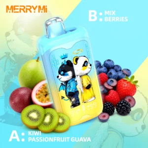 E-papierosy MerryMi Panda Twins 40000 Kiwi Passion Fruit Guava/Mix Berries