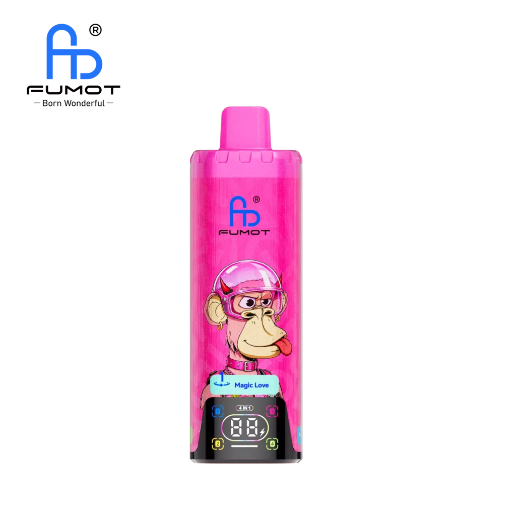 E-papierposy Fumot 80 000 ECO 4in1 Magic Love & Kiwi Passion Fruit Guava & Dragonfruit Raspberry & Lemon Lime