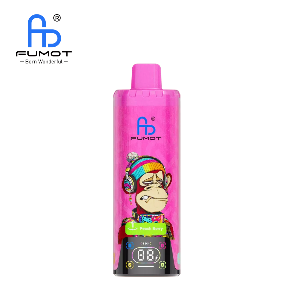E-papierposy Fumot 80 000 ECO 4in1 Peach Berry & Lemon Peach & Passionfruit Grapefruit Orange & Blueberry Cherry Cranberry
