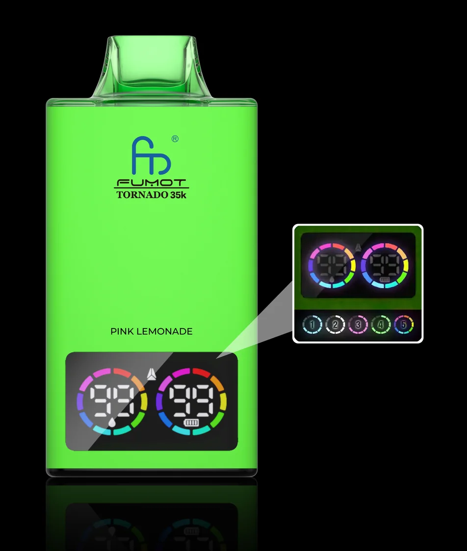 Fumot Tornado 35000 – Podświetlenie RGB